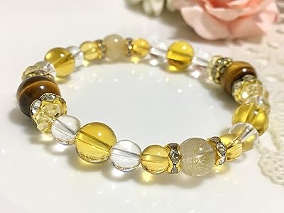 Amazon | 【仕事運 金運アップ 】ルチルクォーツ タイガーアイ